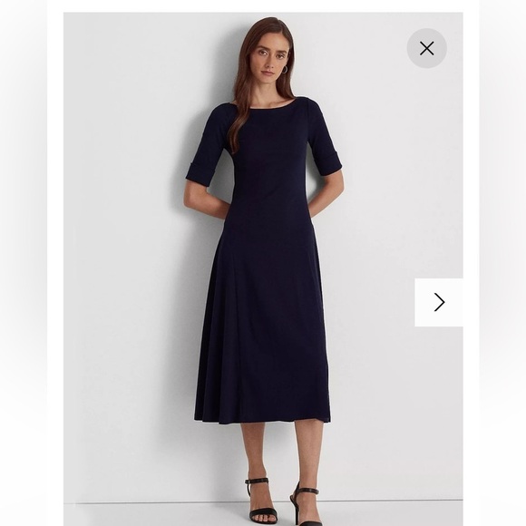 Ralph Lauren Dresses & Skirts - Elegant Black Midi Dress